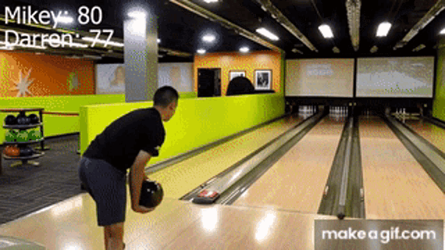 Mikey Bowling GIF