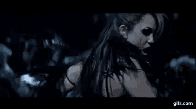 Miley Cyrus Wobble Head GIF