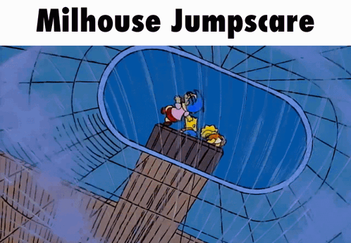 Milhouse Milhouse Van Houten GIF. This 498 x 345 animated GIF is part of our carice van houten collection. Related themes include jumpscare, meme, the…