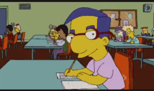 Milhouse The Simpsons GIF