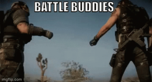 Military Buddies GIF. This 498 x 270 animated GIF is part of our hooah collection. Created by Nomad2_1. View the original animation, share it, or browse…