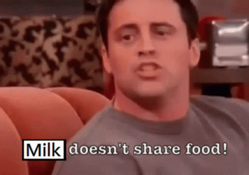 Milk Doesnt Share Food No Sharing Food GIF. This 498 x 351 animated GIF is part of our joey doesnt share food collection. Created by msmilk. View the…