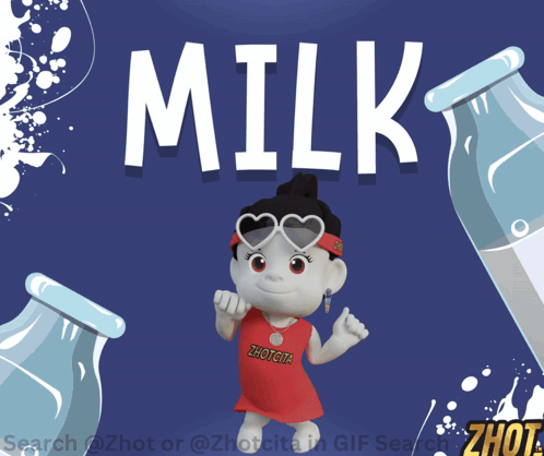 Milk Leche GIF. This 498 x 418 animated GIF is part of our cow milk collection. Created by Zhotcita. View the original animation, share it, or browse…