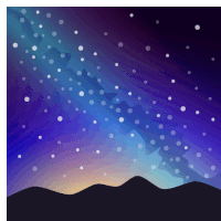 Milky Way Travel Sticker