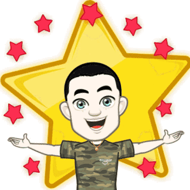 Millitar Stars GIF