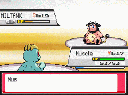 Miltank Muscle Used Low Kick GIF