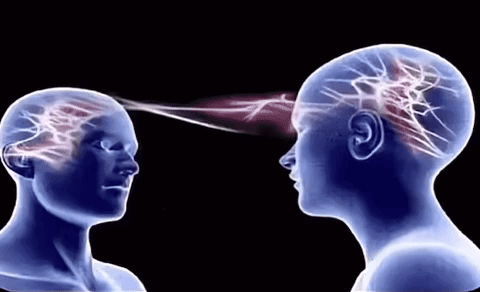 Mind Reading Kiss GIF