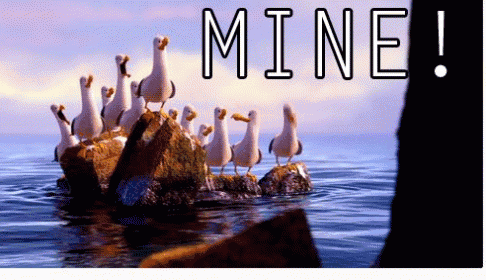 Mine! Finding Nemo GIF. This 486 x 280 animated GIF is part of our mine mine mine collection. Related themes include mine. View the original animation…