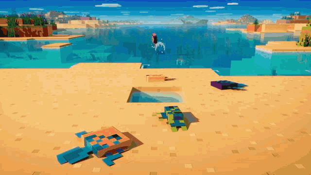 Minecraft Axolotl GIF