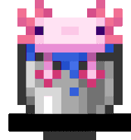 Minecraft Axolotl Sticker