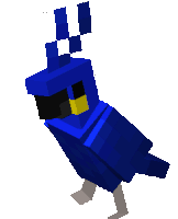 Minecraft Blue Sticker