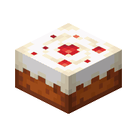 Minecraft Cake Sticker