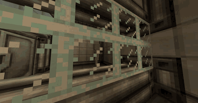Minecraft Horror Background GIF