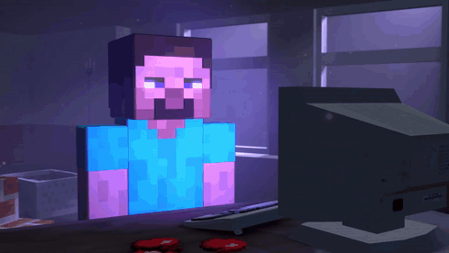 Minecraft Rage GIF