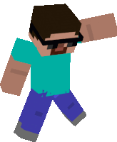 Minecraft Steve Sticker