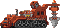 Mining Drill Sticker