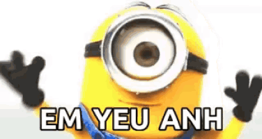 Minion Kiss GIF