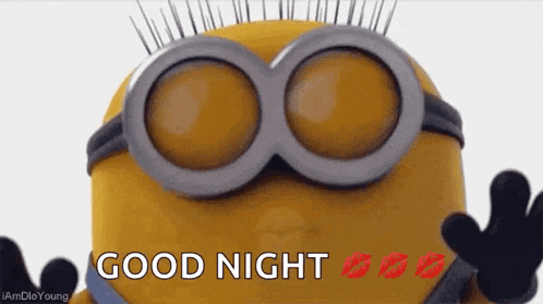 Minion Kisses GIF