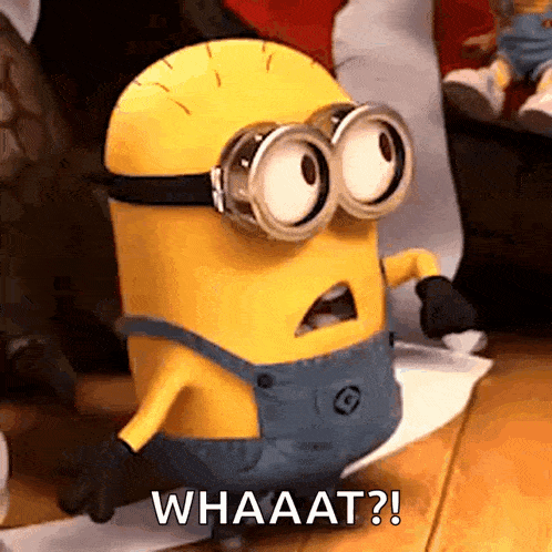 Minion What GIF
