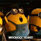Minion Woohoo GIF