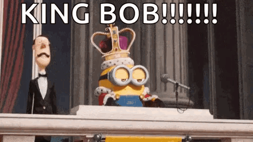 Minions King Bob GIF