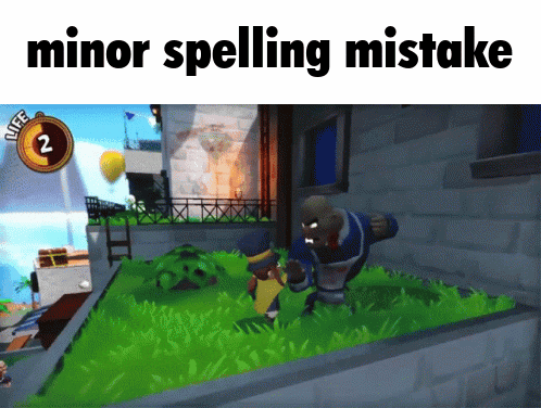 Minor Spelling Mistake Hat Kid GIF