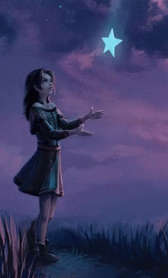 Mira De Vez En Cuando Hacia Arriba Te Conectas Shooting Star GIF