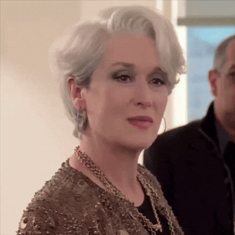 Miranda Priestly Meryl Streep GIF. This 480 x 480 animated GIF is part of our miranda priestly collection. Created by drewnfld. View the original animation…