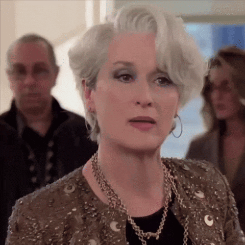 Miranda Priestly Meryl Streep GIF. This 480 x 480 animated GIF is part of our miranda priestly collection. Created by drewnfld. View the original animation…