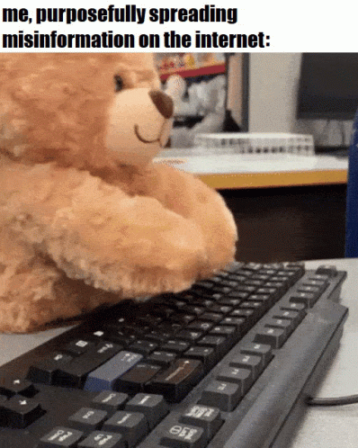 Misinformation Me Purposefully Spreading Misinformation On The Internet GIF
