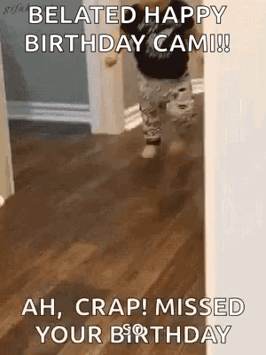 Missed Your Birthday Forgot Your Birthday GIF