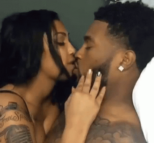 Missing His Kisses Couple GIF. This 498 x 463 animated GIF is part of our tongue kissing collection. Related themes include couple, love. Created by…