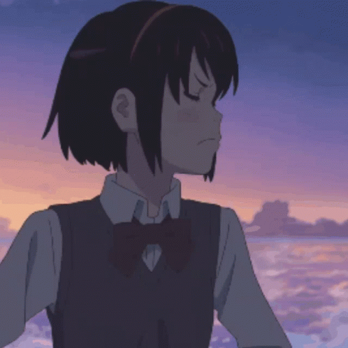 Mitsuha Laugh GIF