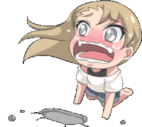 Miya Angry Sticker