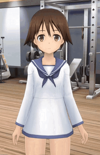Miyafuji Yoshika Alice Gear Aegis GIF