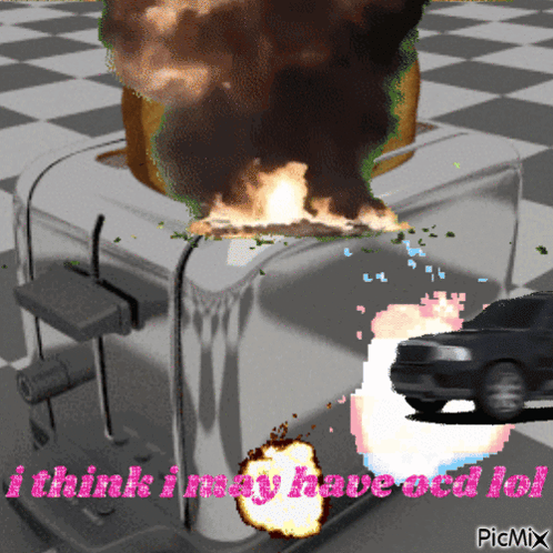 Mizuki Akiyama Toaster GIF. This 498 x 498 animated GIF is part of our just when i thought i was out collection. Related themes include boom, explosion…