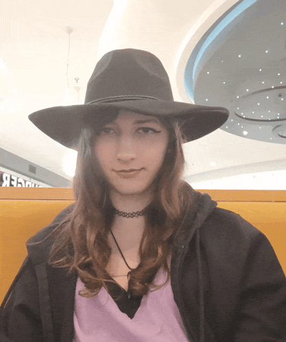 M'Lady Tips Hat GIF