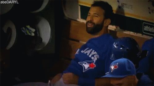 Mlb Jose Bautista GIF. This 498 x 278 animated GIF is part of our jose bautista collection. Related themes include laugh, laughing, lol. Created by DavisNL…