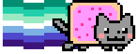 Mlm Nyan Cat Sticker