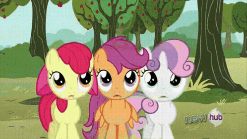 Mlp Cutie Mark Crusaders GIF. This 498 x 281 animated GIF is part of our sweetie belle collection. Related themes include cry, crying. Created by…