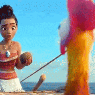 Moana Turn Around GIF. This 332 x 332 animated GIF is part of our hei hei moana collection. Related themes include chicken. View the original animation…
