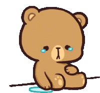 Mocha Crying Sticker