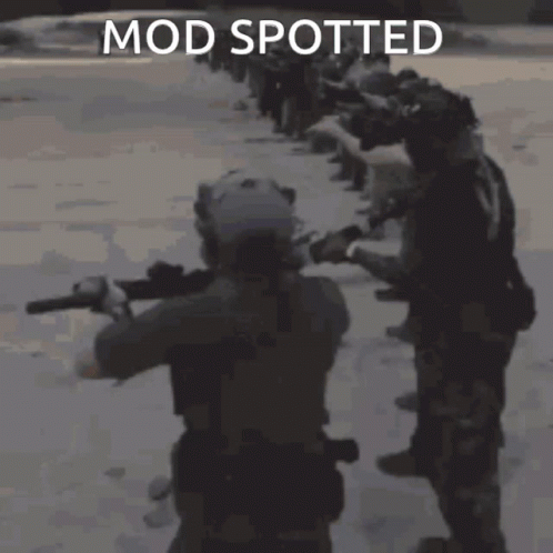 Mod Spotted GIF. This 498 x 498 animated GIF is part of our firing squad collection. Created by tronk. View the original animation, share it, or browse…
