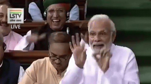 Modi Hand Jesture GIF