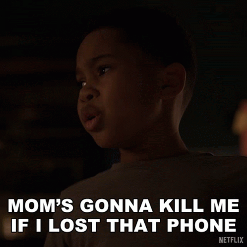 Moms Gonna Kill Me If I Lost That Phone Dion Warren GIF