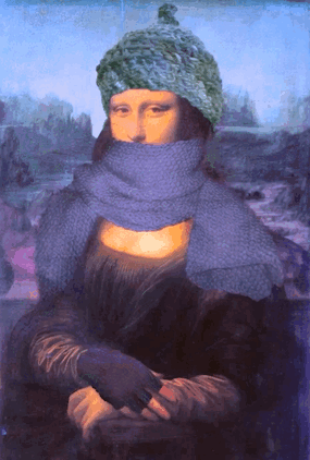 Mona Lisa Autumn Mona Lisa GIF