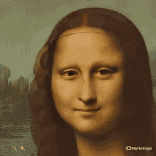 Mona Lisa Leonardo Da Vinci GIF