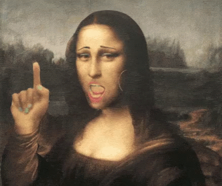 Mona Lisa Mood GIF