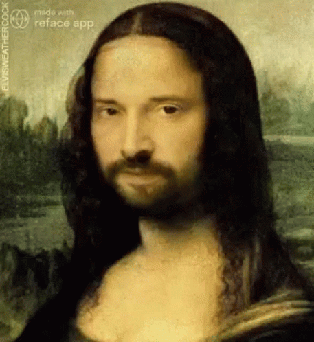 Monaeat Monalisa Comendo GIF