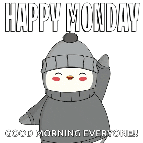 Monday Penguin GIF